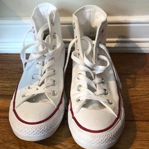 White Converse Chuck Taylor All Star High Tops
